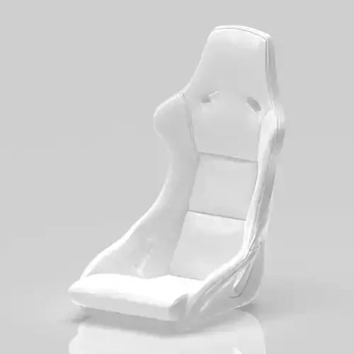 High-Performance Bucket Racing Seat for 3D Printing 