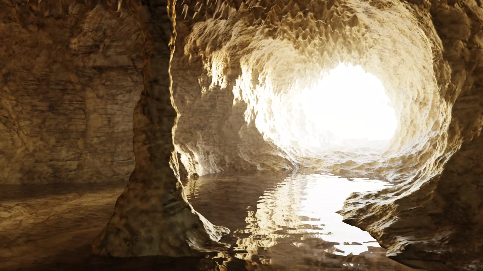 -Cave V12 - with Water- 3D model_1