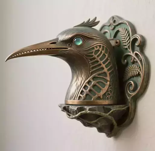 Bird sculpture