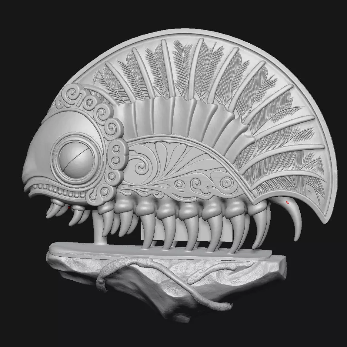 Insect decoration 3D print model_5