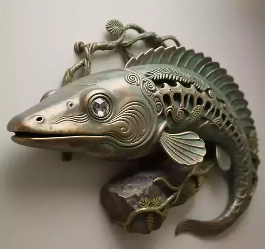 Fish sculpture