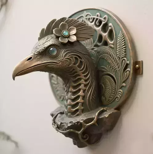 Bird sculpture