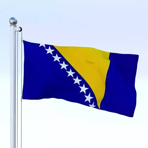 Animated Bosnia and Herzegovina Flag