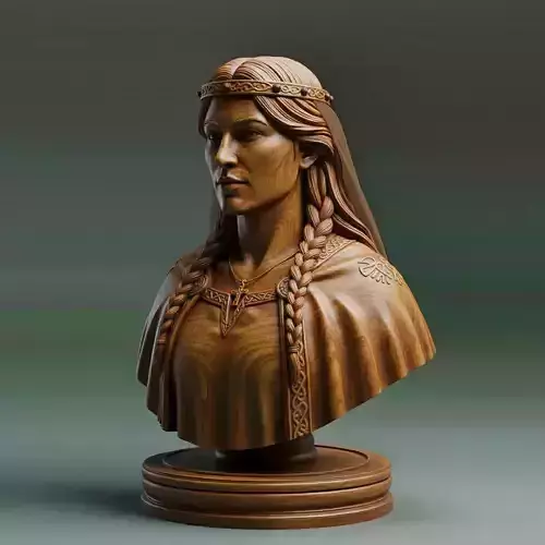 Medieval Irish Queen Chess Piece
