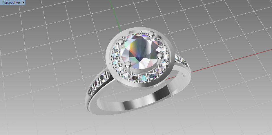 Halo Ring H-4 3D print model_1