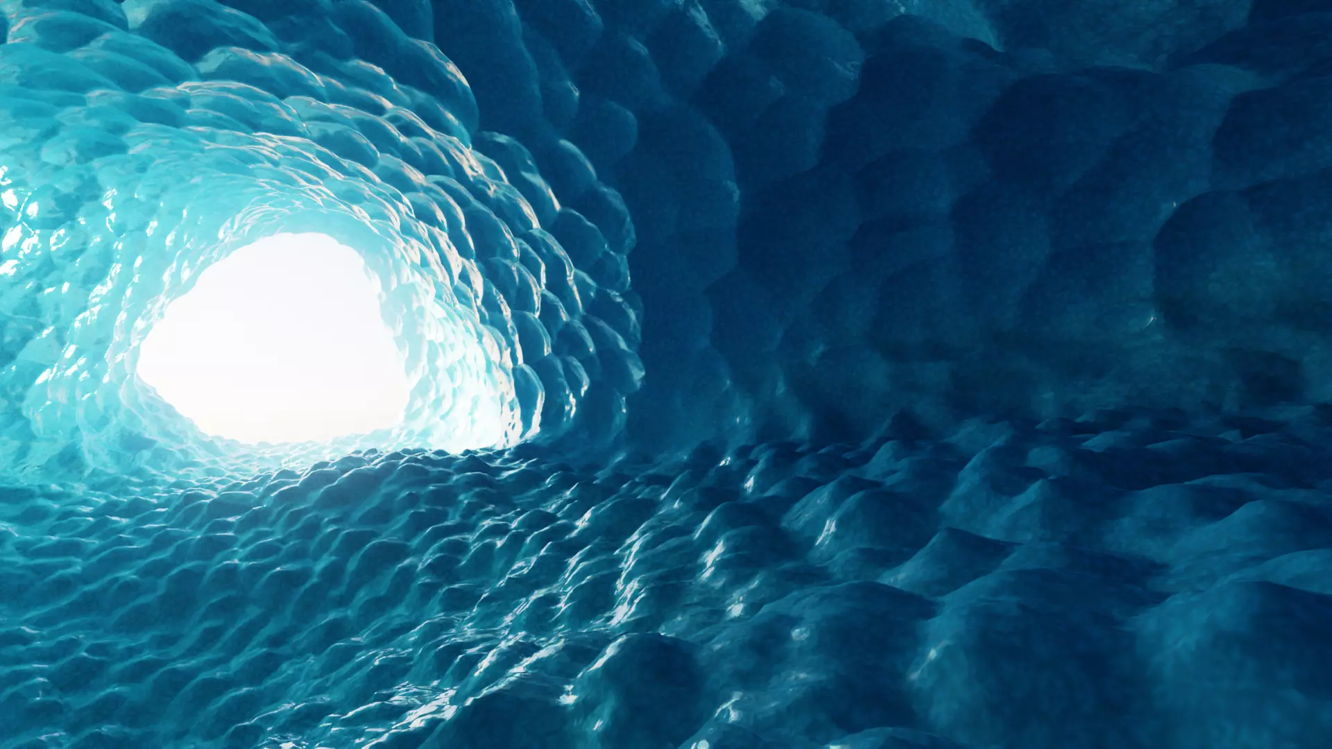 -Frozen Cave- Low-poly 3D model_3