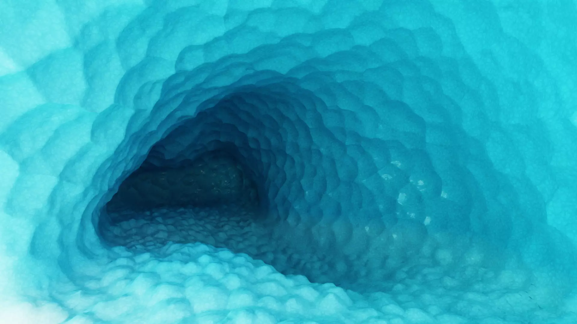 -Frozen Cave- Low-poly 3D model_6