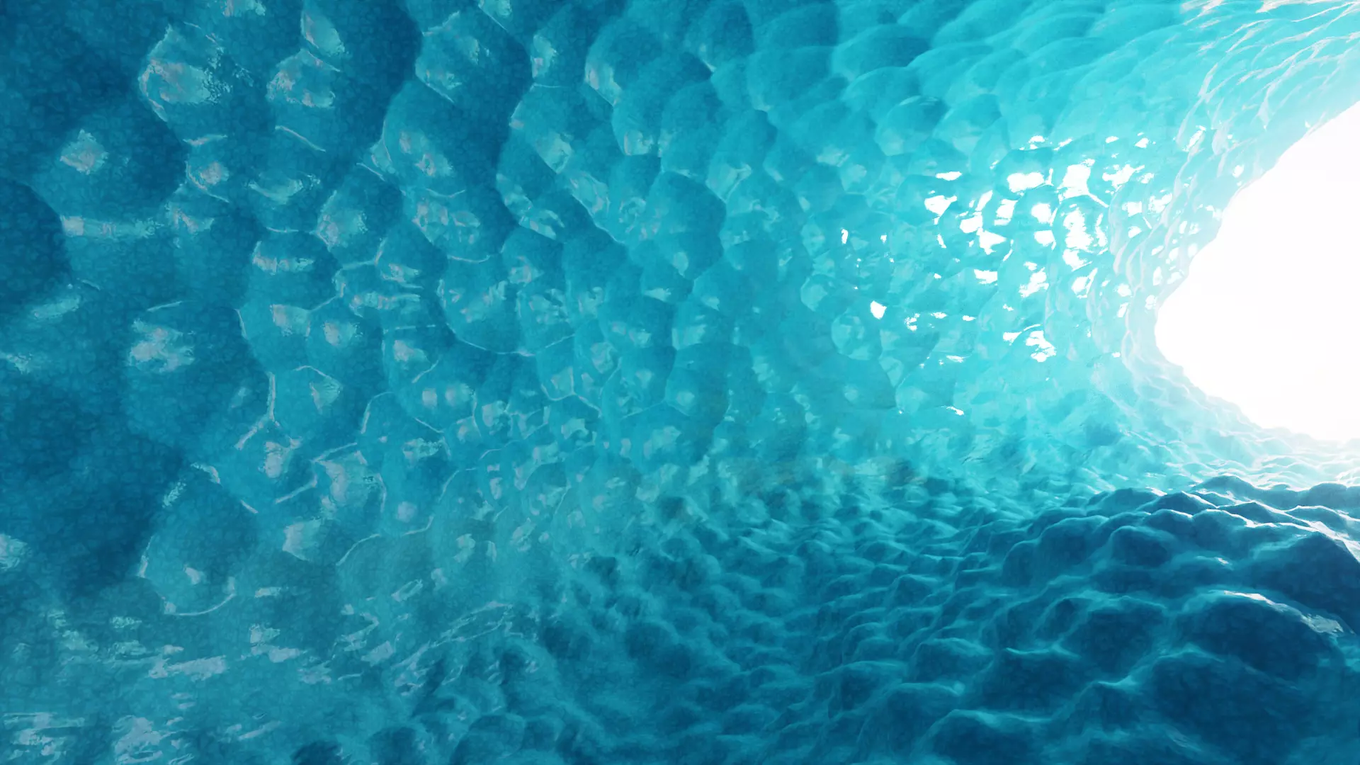 -Frozen Cave- Low-poly 3D model_4