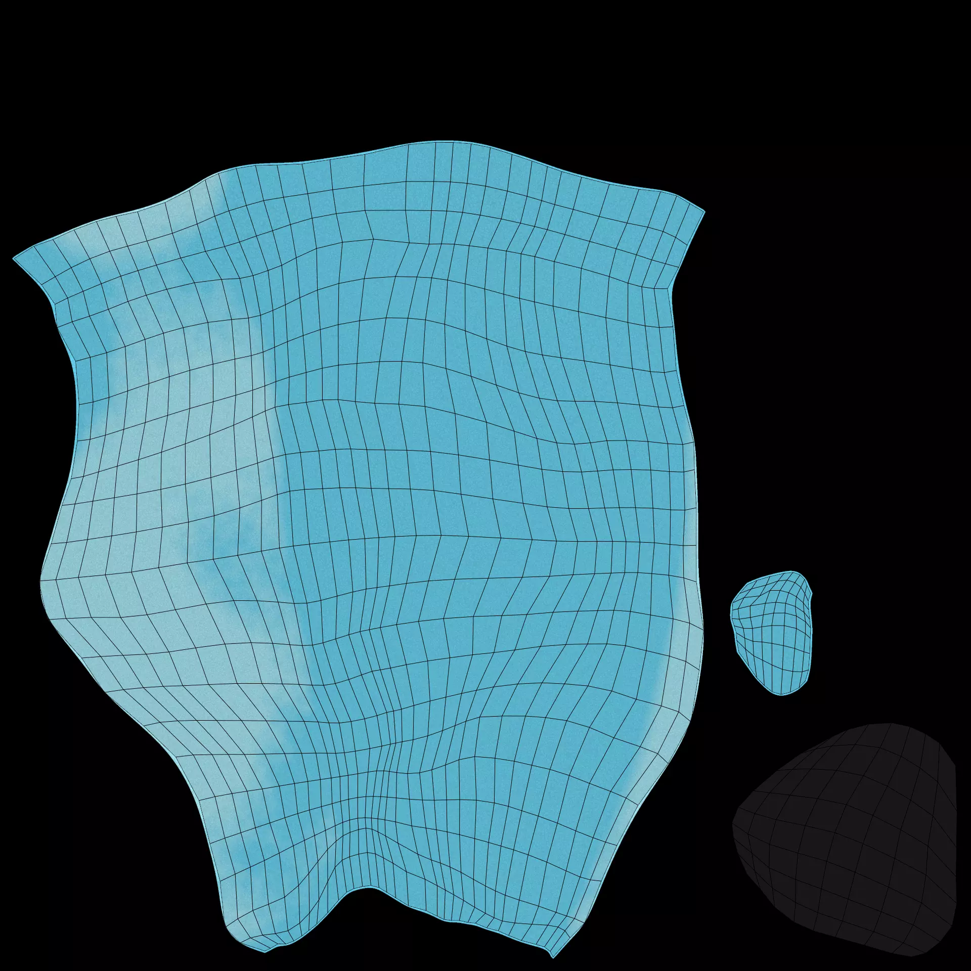 -Frozen Cave- Low-poly 3D model_7