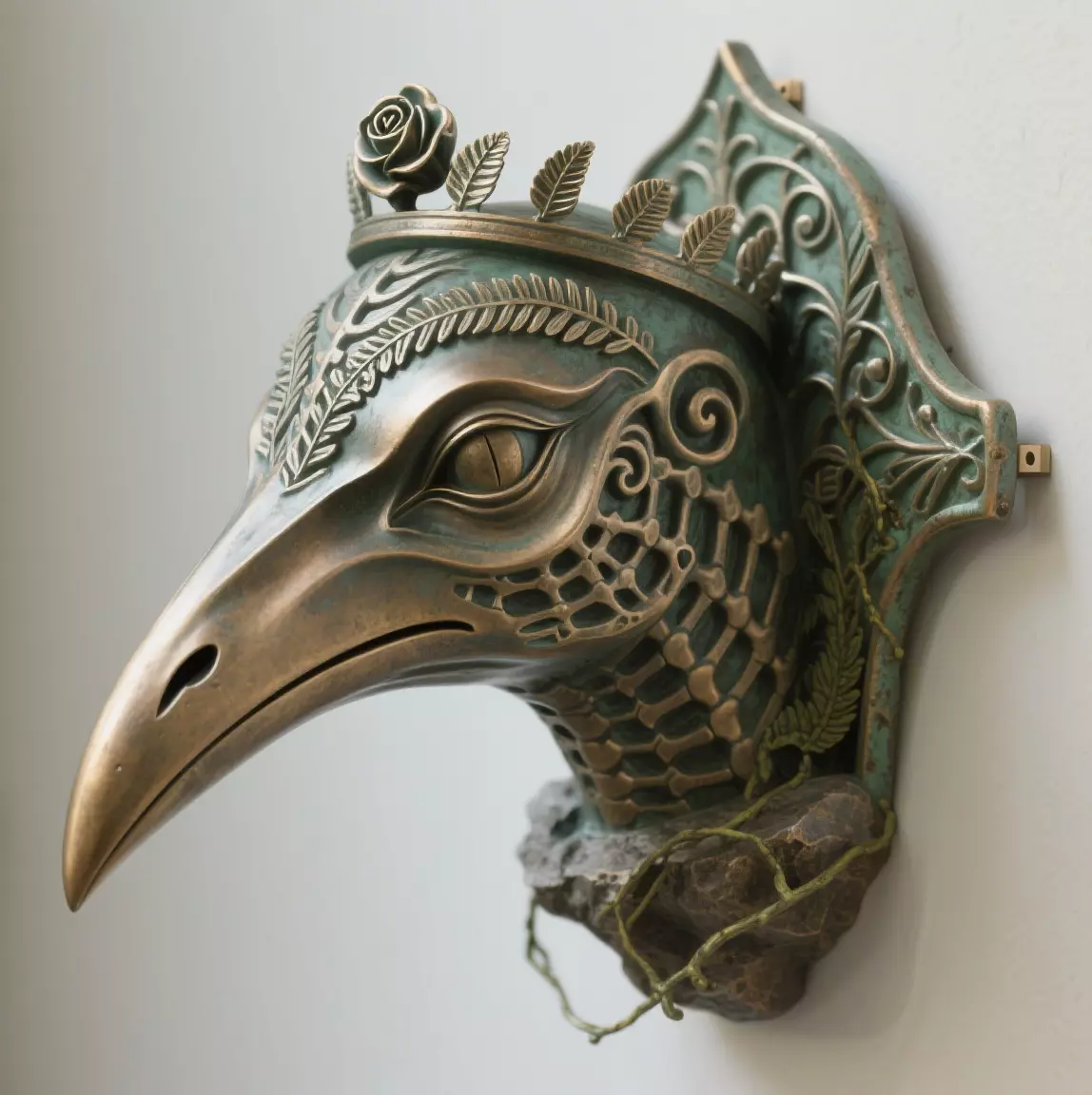 Bird sculpture 3D print model