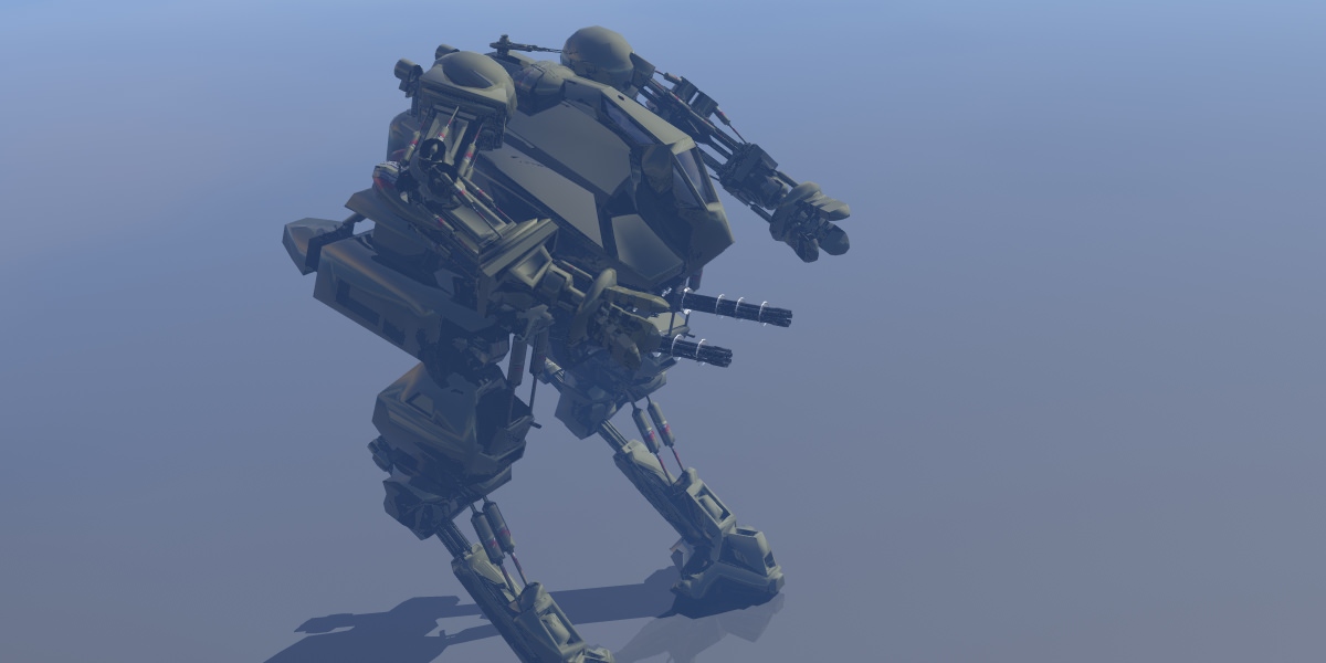 Robo Warrior Free 3D model_5