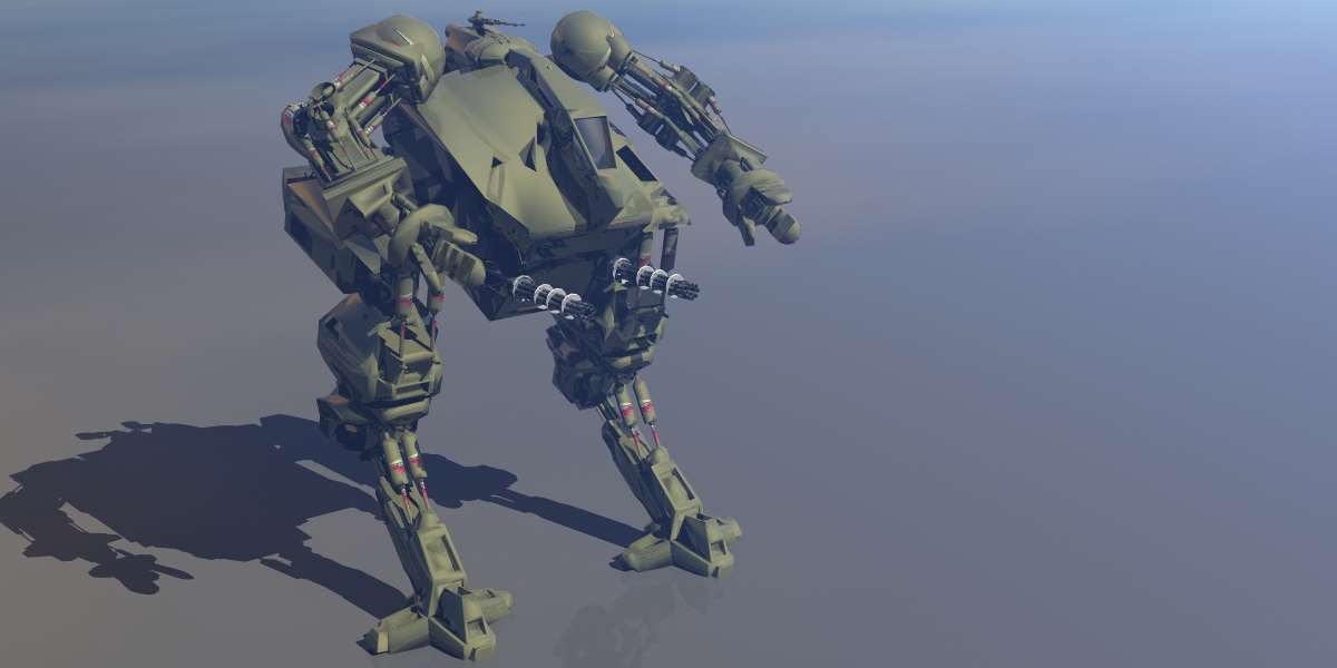 Robo Warrior Free 3D model_1