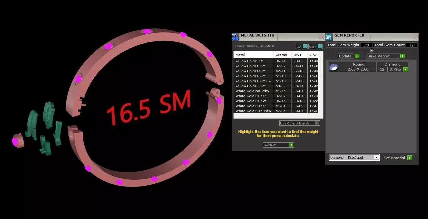 LOVE Bracelet Classic Model Push 3D print model_9