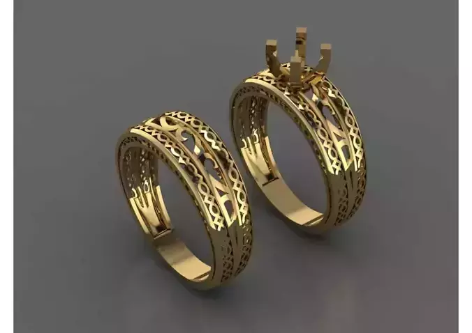 44 Pairs Ultimate Couples Wedding Band Collection