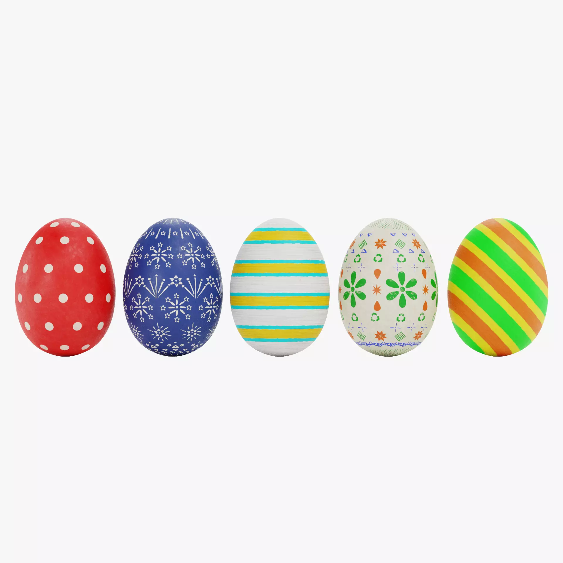 -Easter Eggs- Low-poly 3D model_20