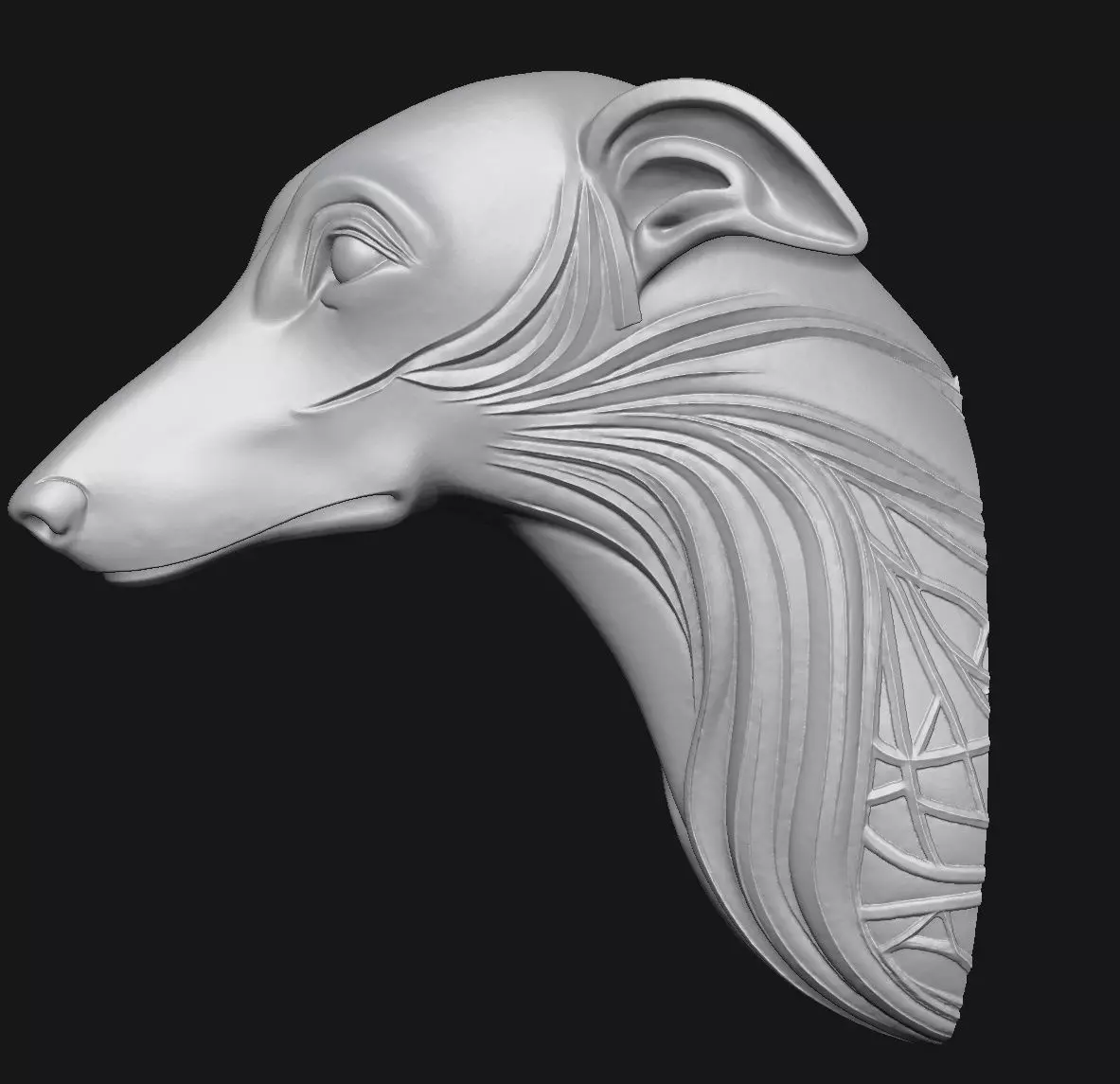 Greyhound 3D print model_5
