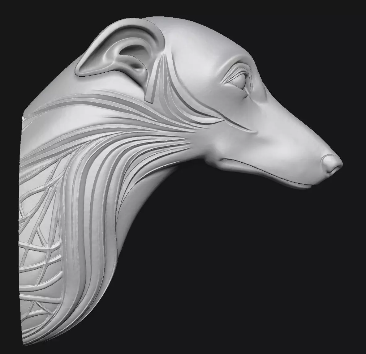 Greyhound 3D print model_8