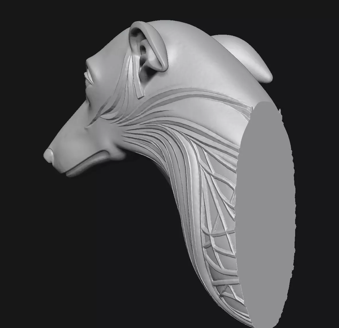 Greyhound 3D print model_4