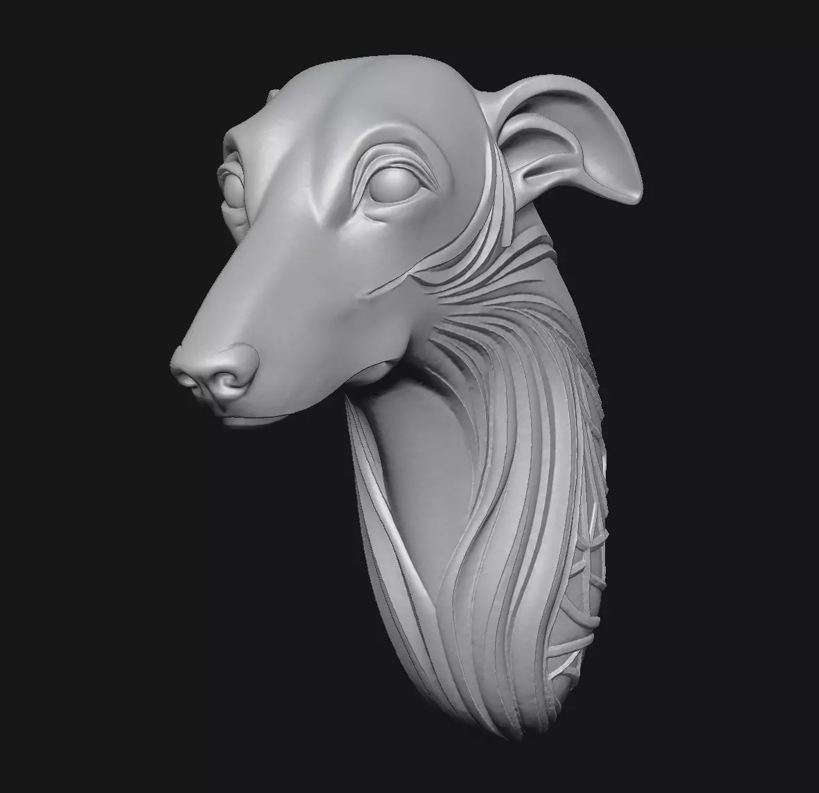 Greyhound 3D print model_6