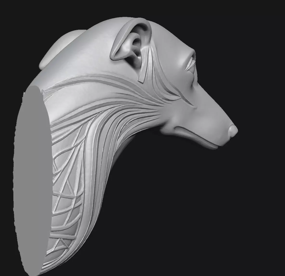 Greyhound 3D print model_3
