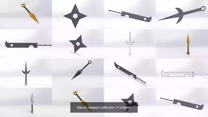 Naruto weapon collection