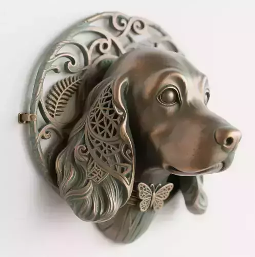dog sculpture