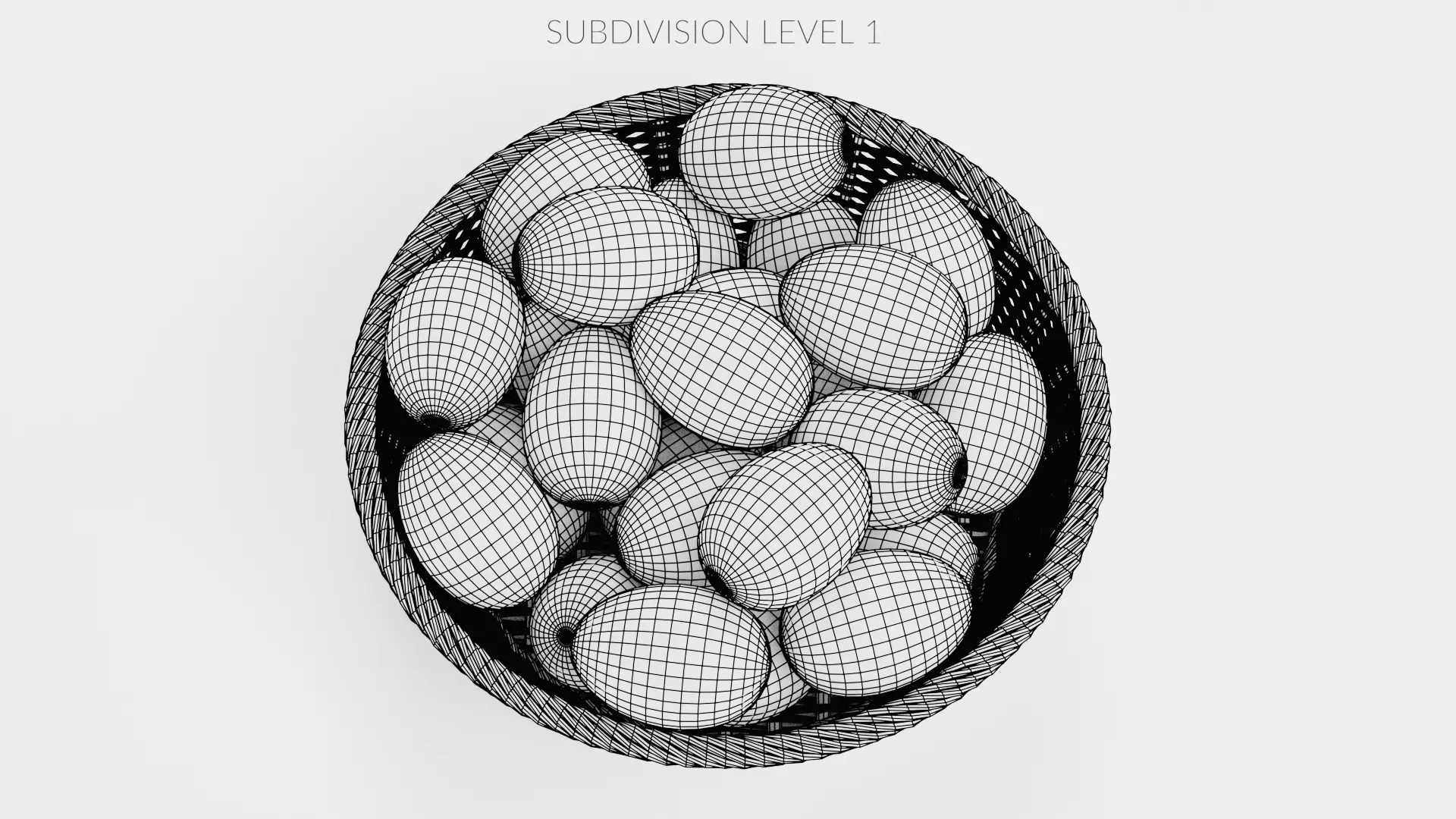 -Easter Eggs in Basket- 3D model_13