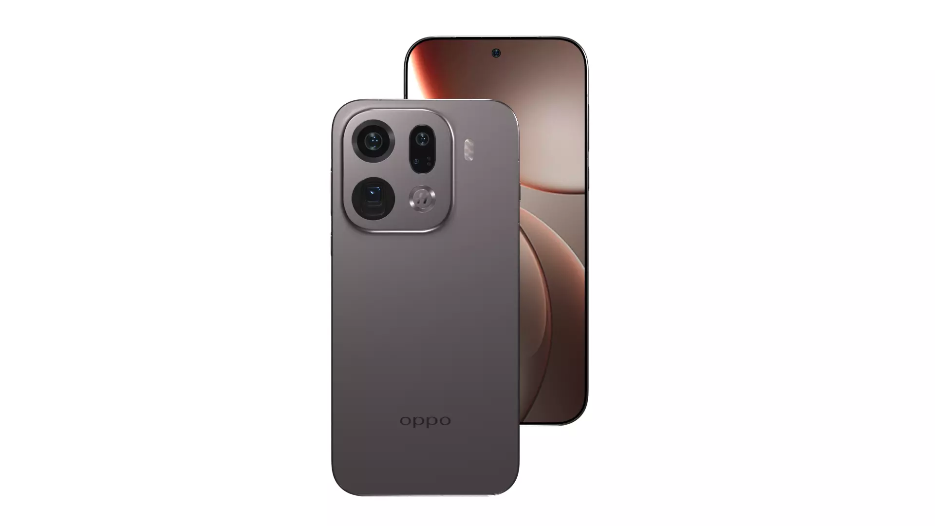 Oppo Find X9 Pro Titanium Charcoal 3D model_3