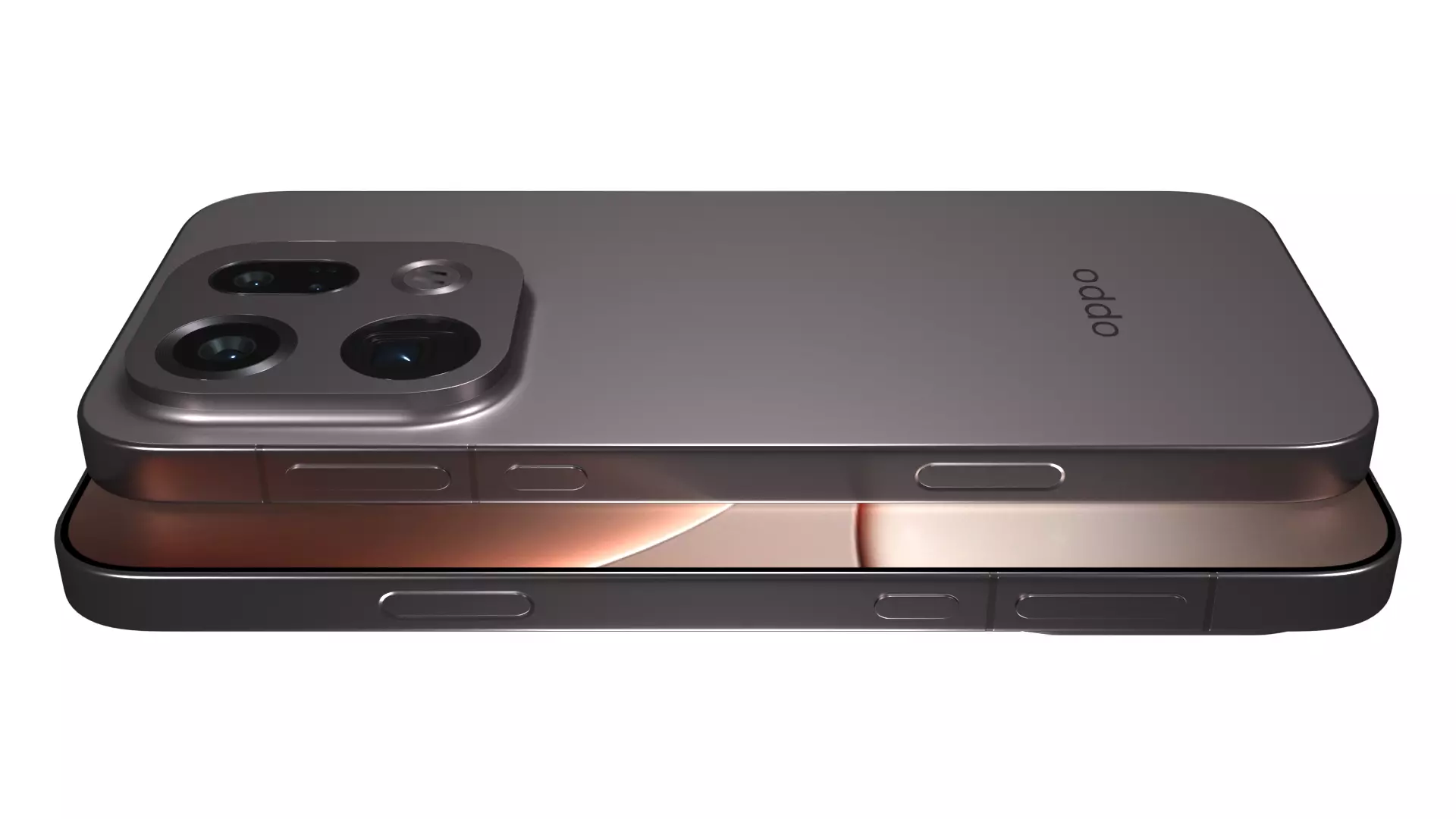 Oppo Find X9 Pro Titanium Charcoal 3D model_2