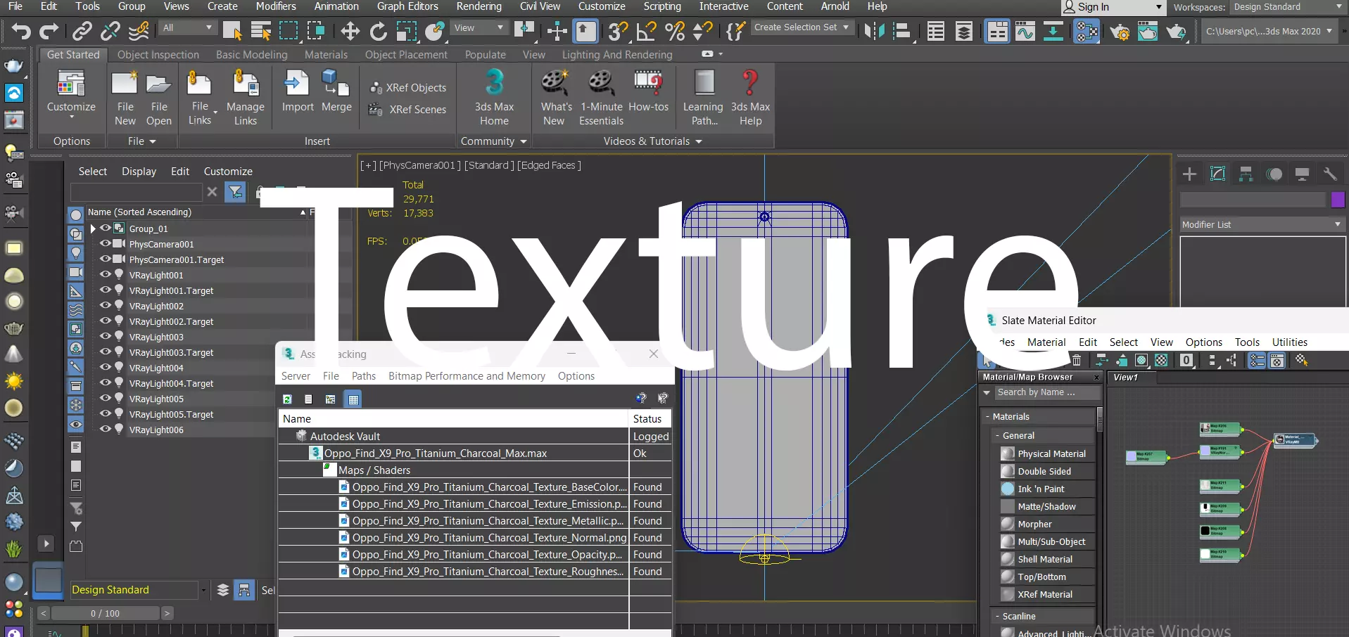 Oppo Find X9 Pro Titanium Charcoal 3D model_12