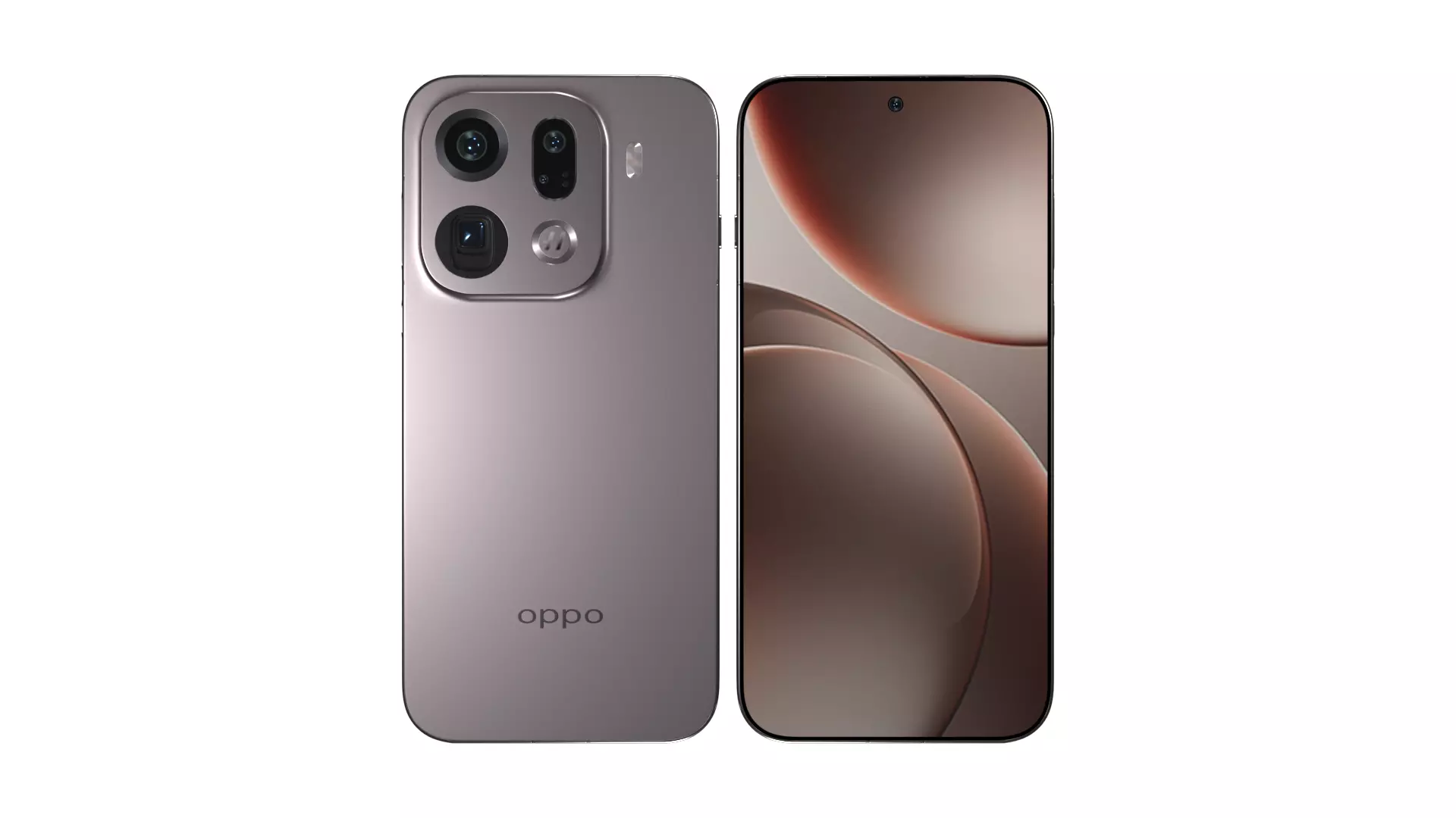 Oppo Find X9 Pro Titanium Charcoal 3D model_4