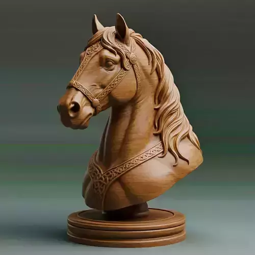 Medieval Irish Knight Chess Piece