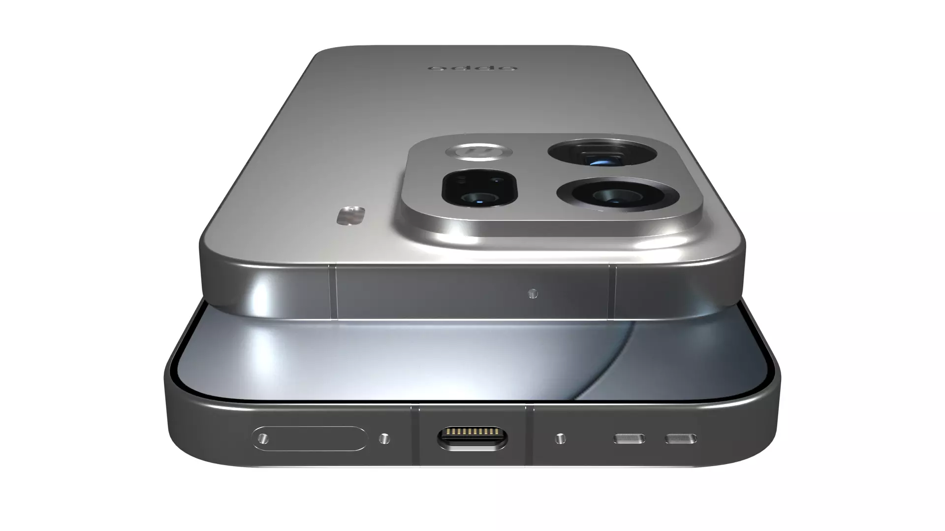 Oppo Find X9 Pro Silk White 3D model_1