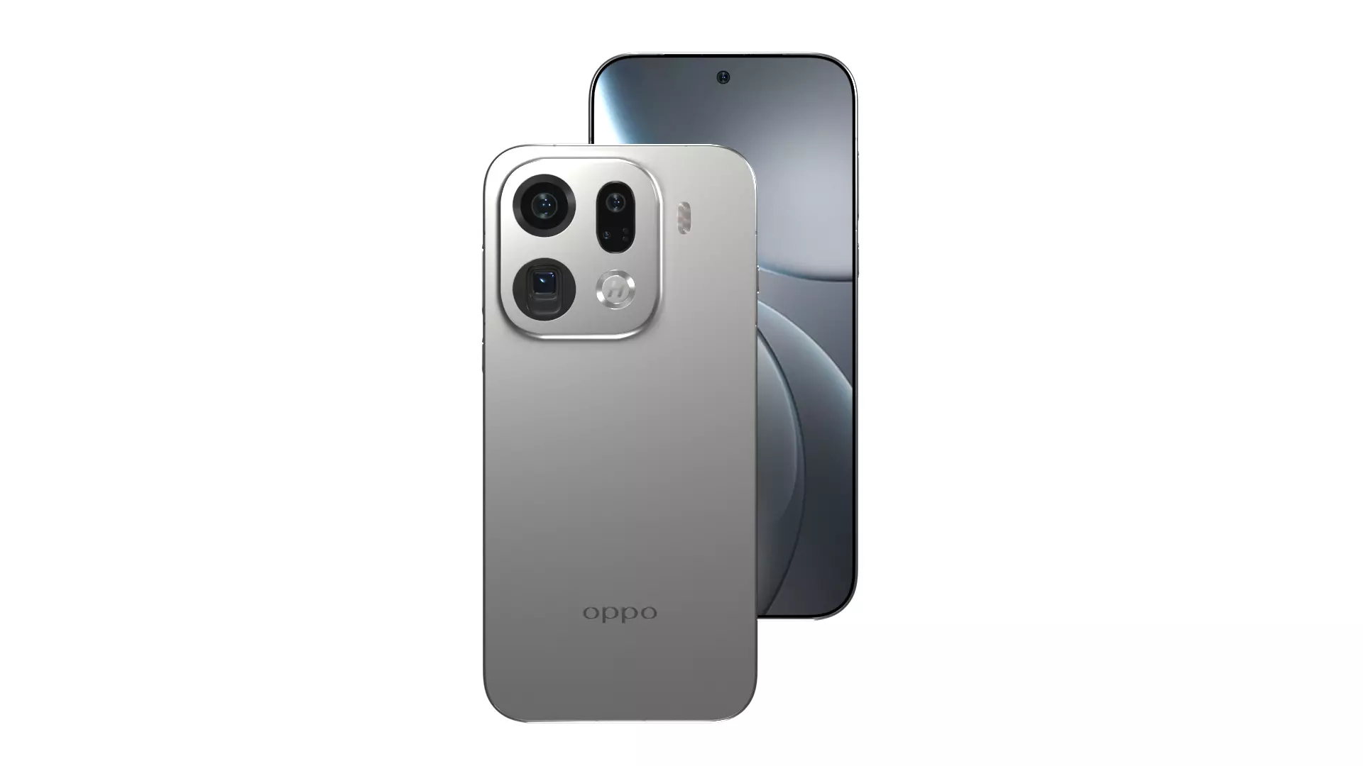 Oppo Find X9 Pro Silk White 3D model_3