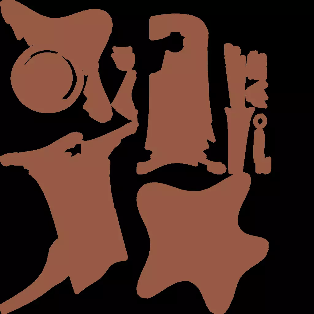 Low Poly Dead Tree 3D model_1