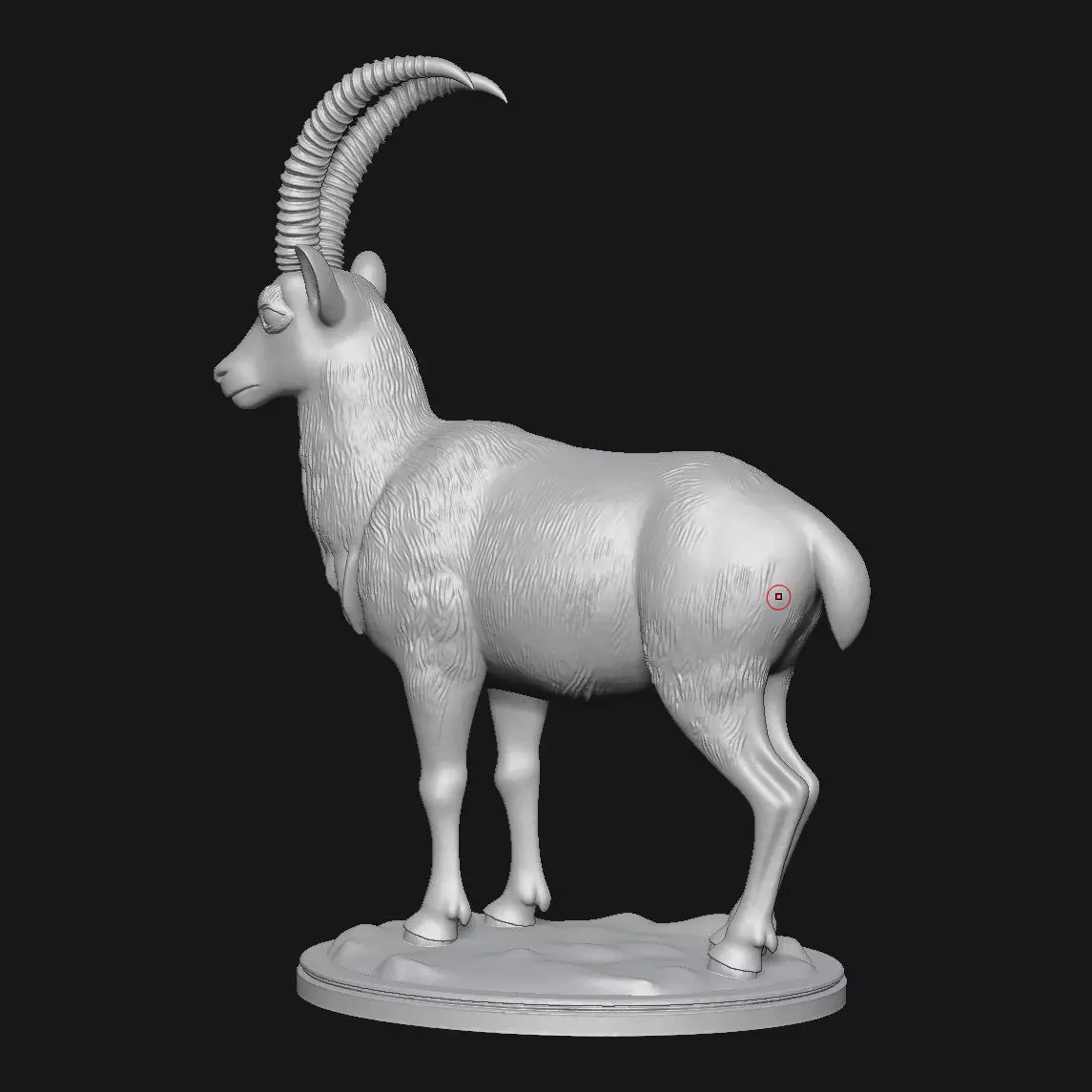 antelope 3D print model_3