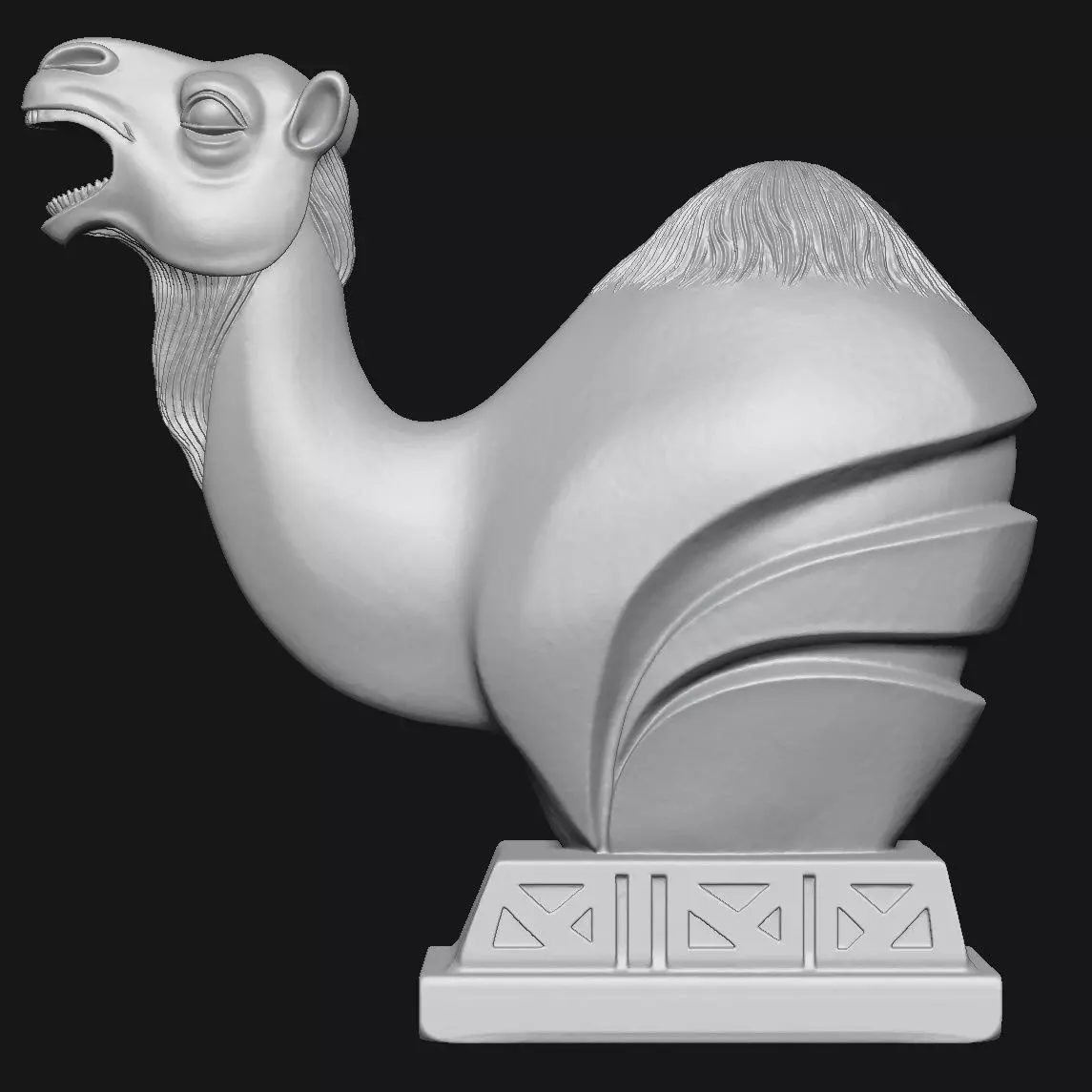 camel 3D print model_2