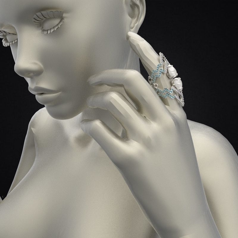 Ring Zeus Double 3D print model_5