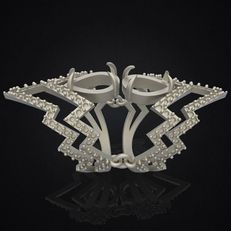 Ring Zeus Double 3D print model_8