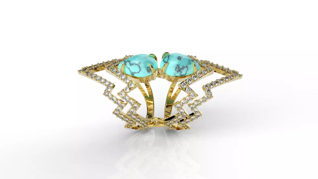 Ring Zeus Double 3D print model_0