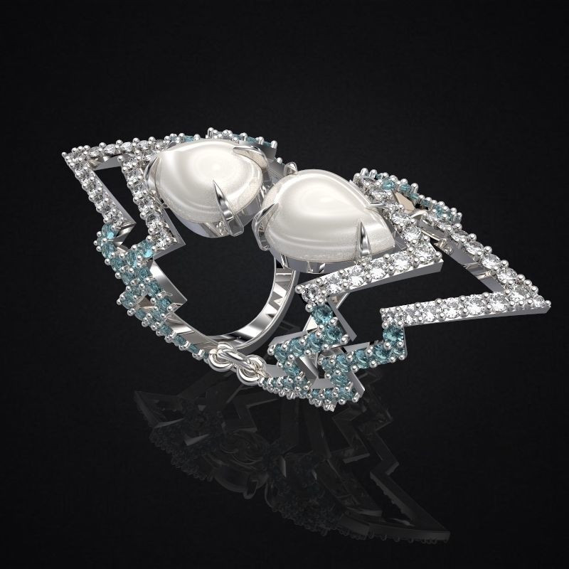 Ring Zeus Double 3D print model_4