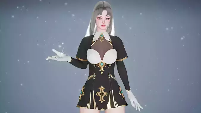 Priest Girl Elaria GAME-READY