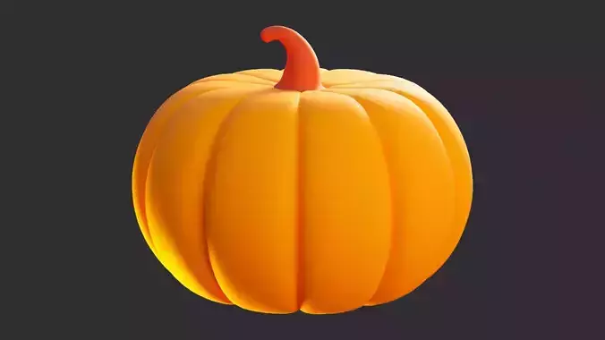 Low Poly Pumpkin