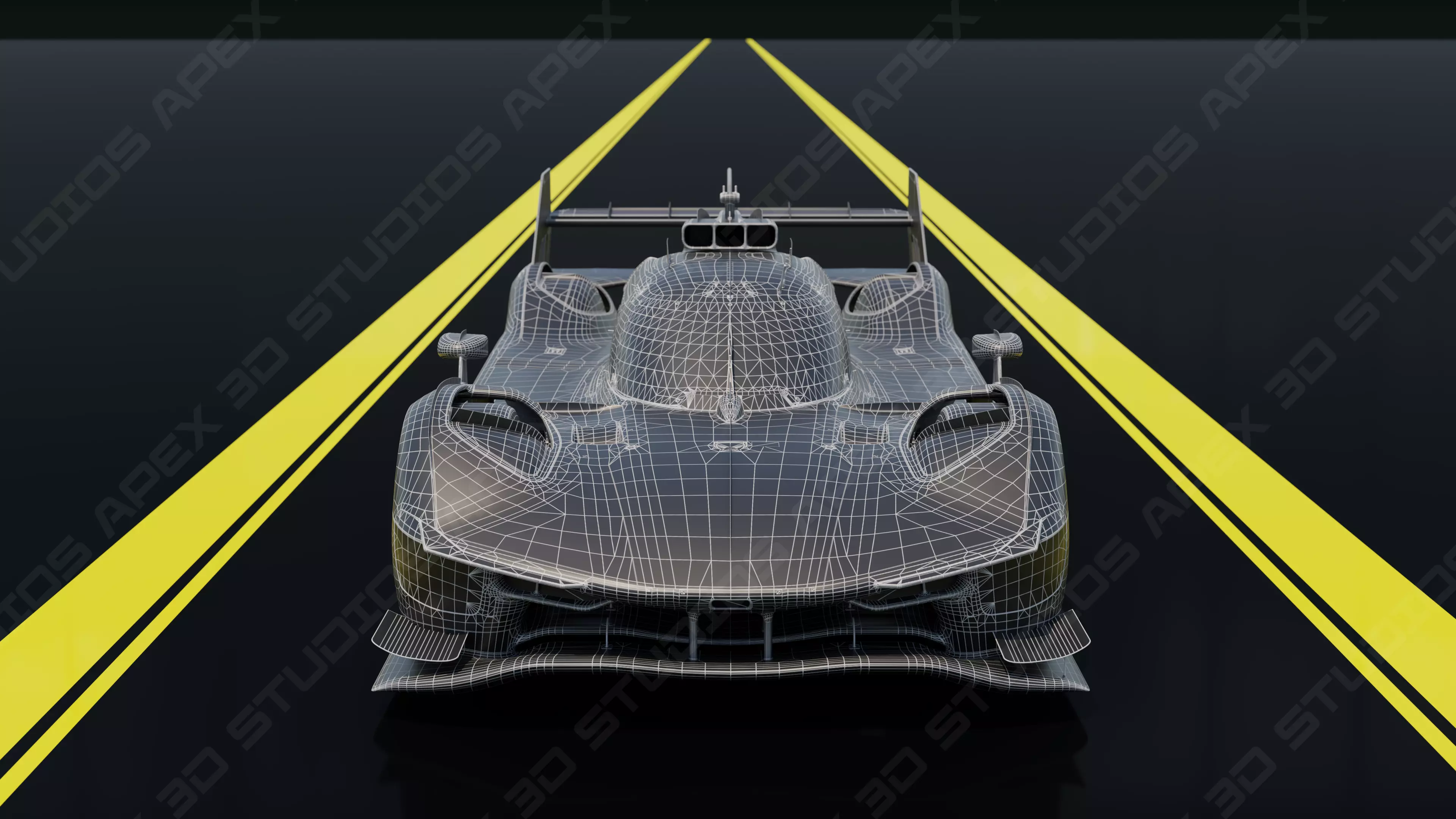 Ferrari 499P WEC 2025 - Platinum Edition 3D model_54