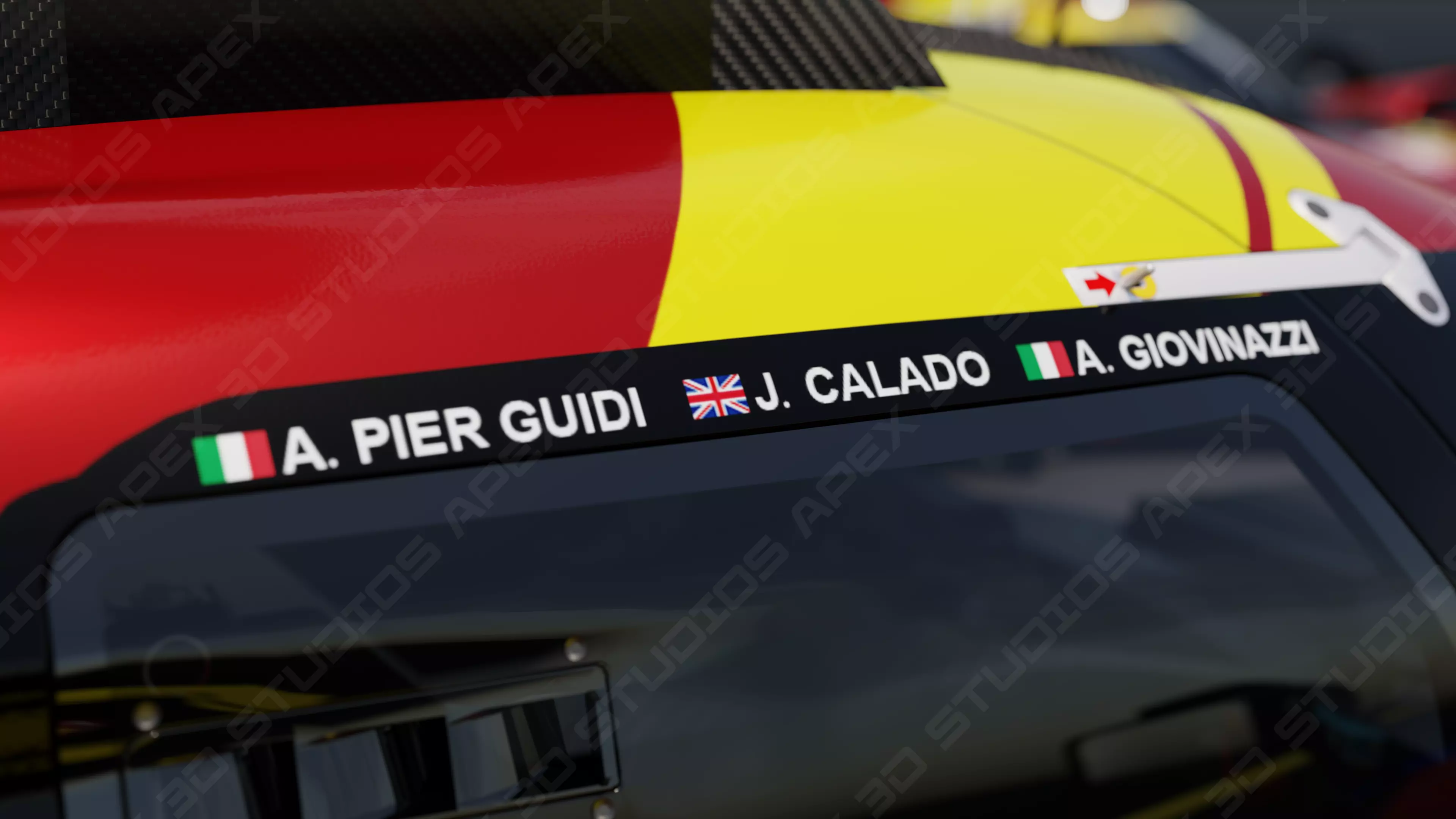 Ferrari 499P WEC 2025 - Platinum Edition 3D model_22