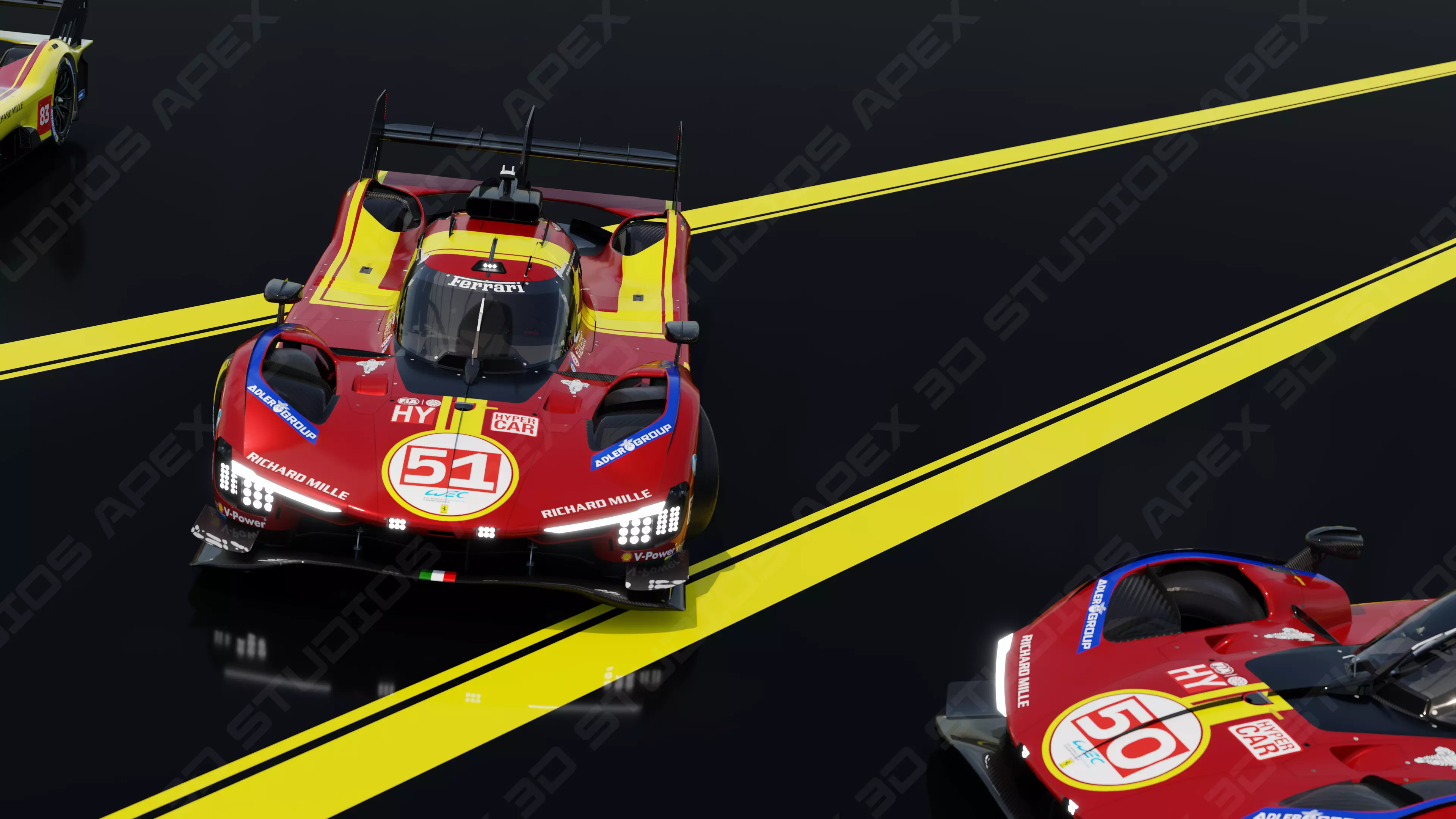 Ferrari 499P WEC 2025 - Platinum Edition 3D model_2