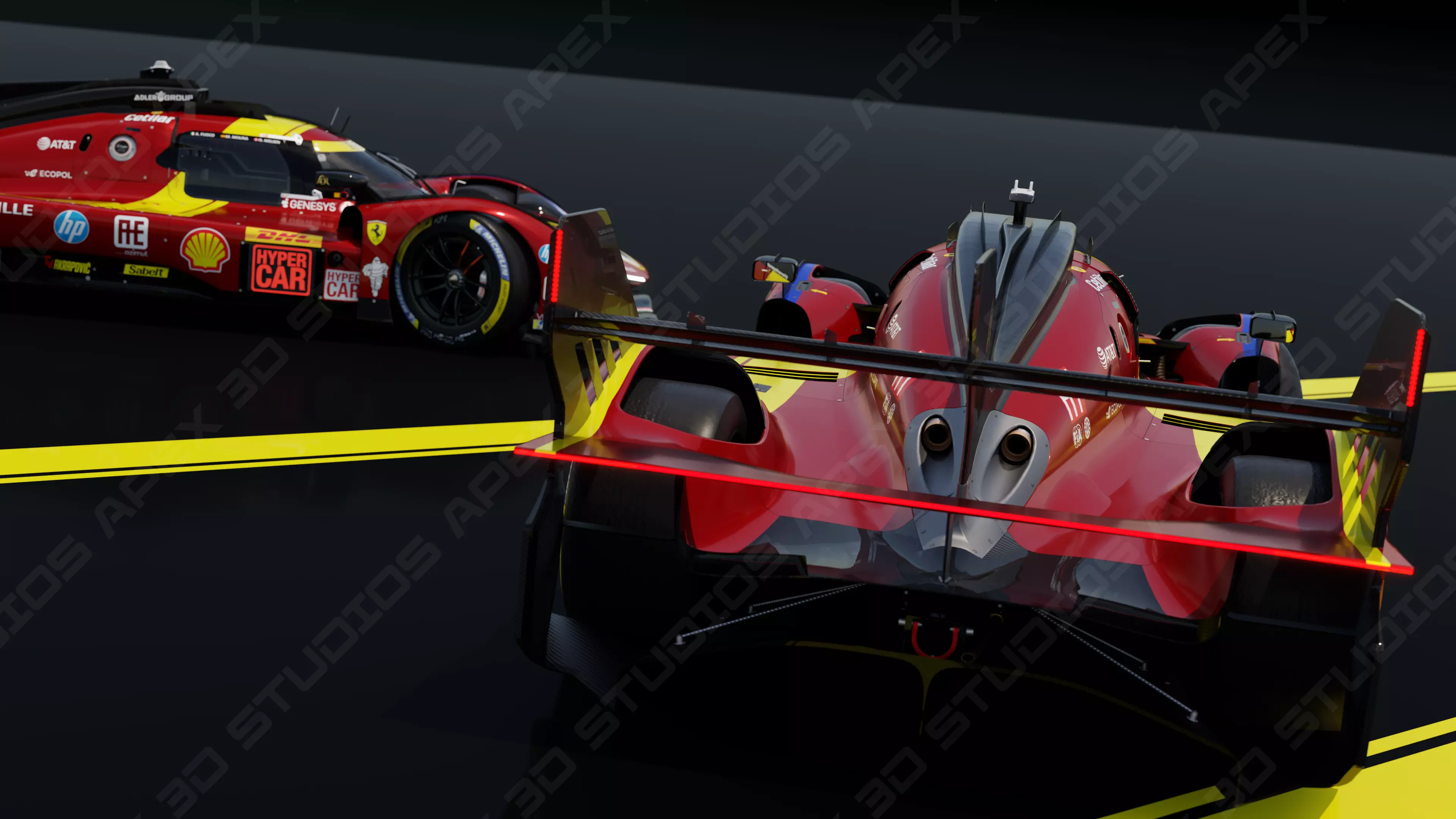 Ferrari 499P WEC 2025 - Platinum Edition 3D model_37