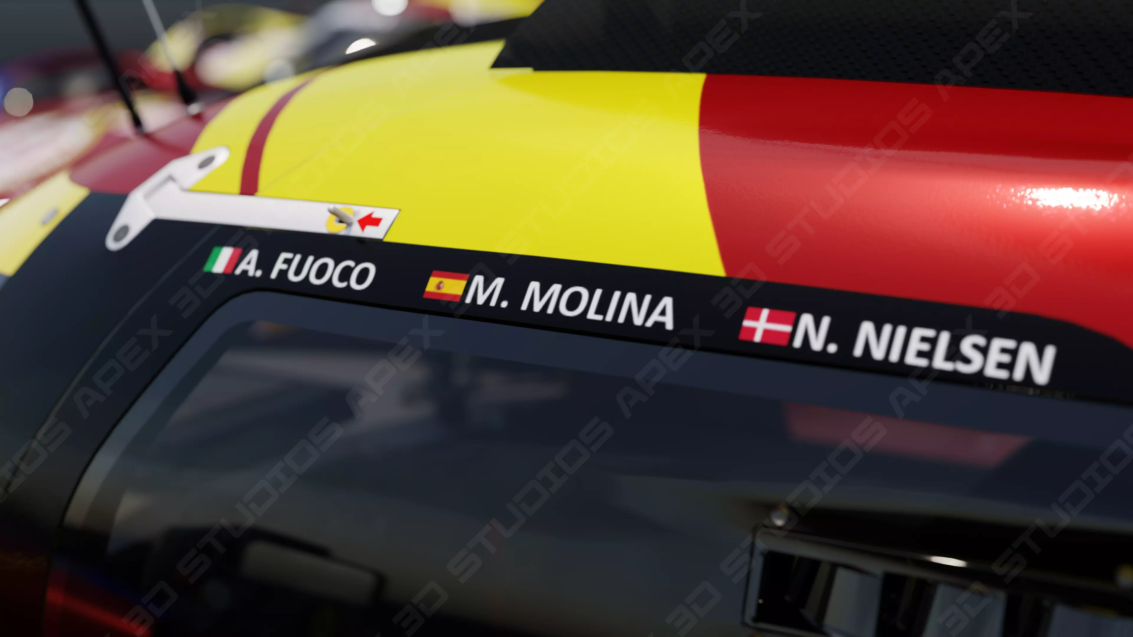 Ferrari 499P WEC 2025 - Platinum Edition 3D model_23