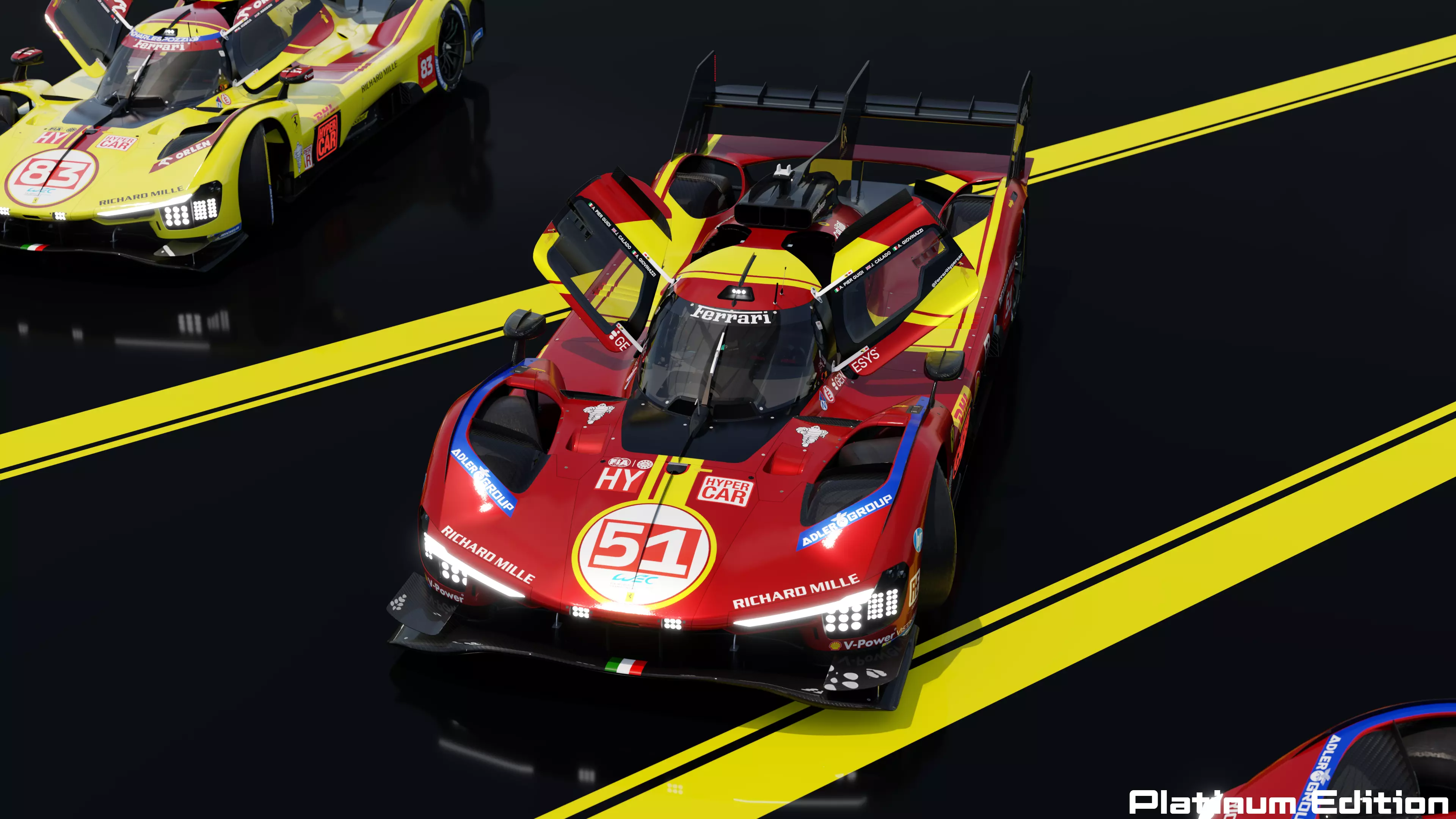 Ferrari 499P WEC 2025 - Platinum Edition 3D model_0