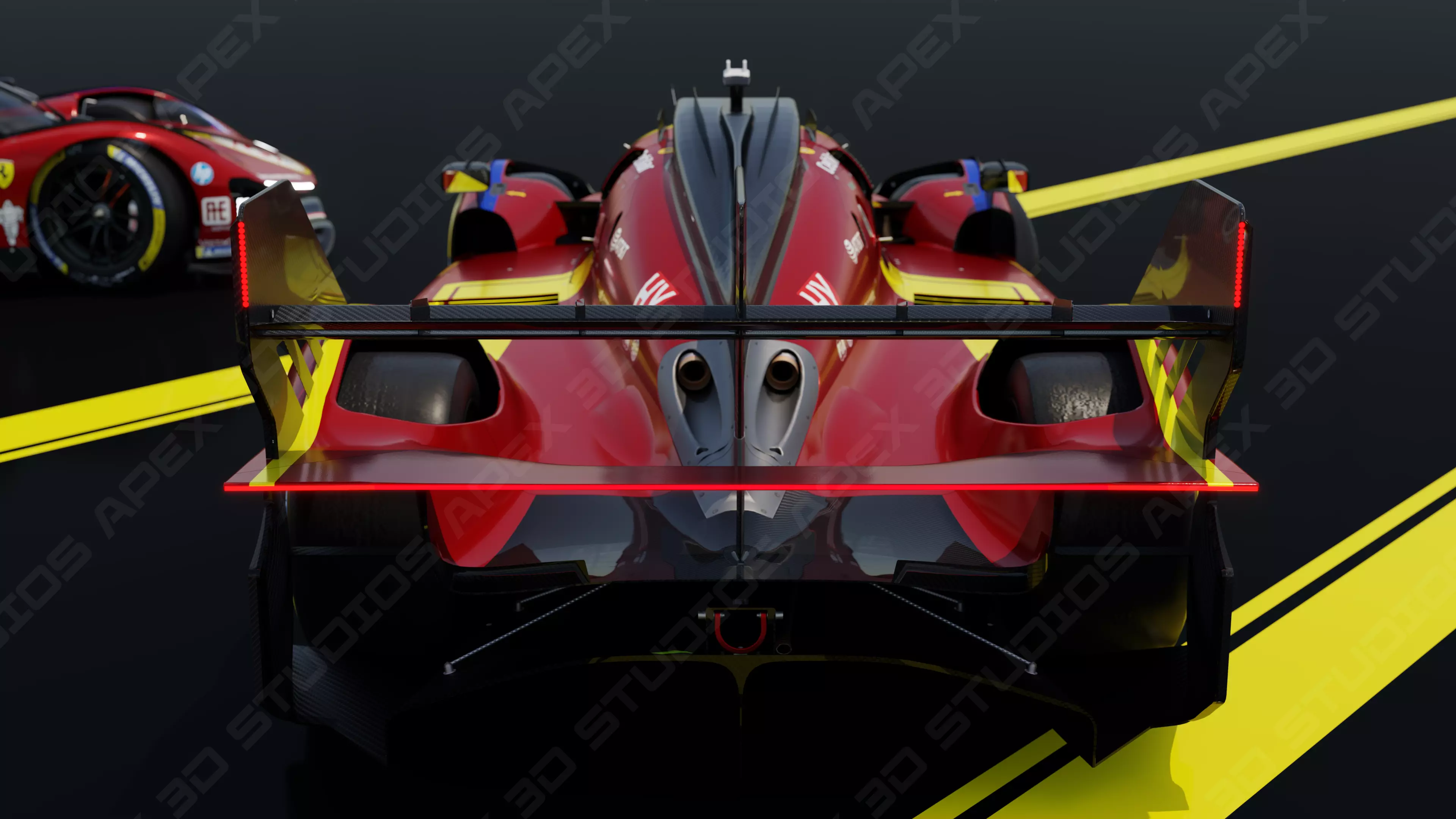Ferrari 499P WEC 2025 - Platinum Edition 3D model_18
